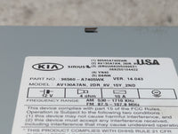 2014-2016 Kia Forte Radio AM FM Cd Player Receiver Replacement P/N:96560-A7405WK Fits Fits 2014 2015 2016 OEM Used Auto Part
