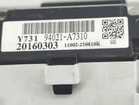2014-2016 Kia Forte Instrument Cluster Speedometer Gauges P/N:20160303 94021-A7310 Fits Fits 2014 2015 2016 OEM Used Auto Pa