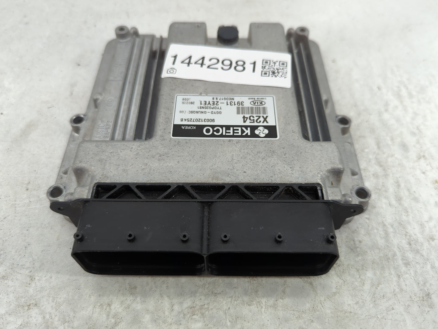 2017-2018 Kia Forte PCM Engine Control Computer ECU ECM PCU OEM P/N:39131-2EYE1 9003120725KB, MEDG17.9.8 Fits Fits 2017 2018