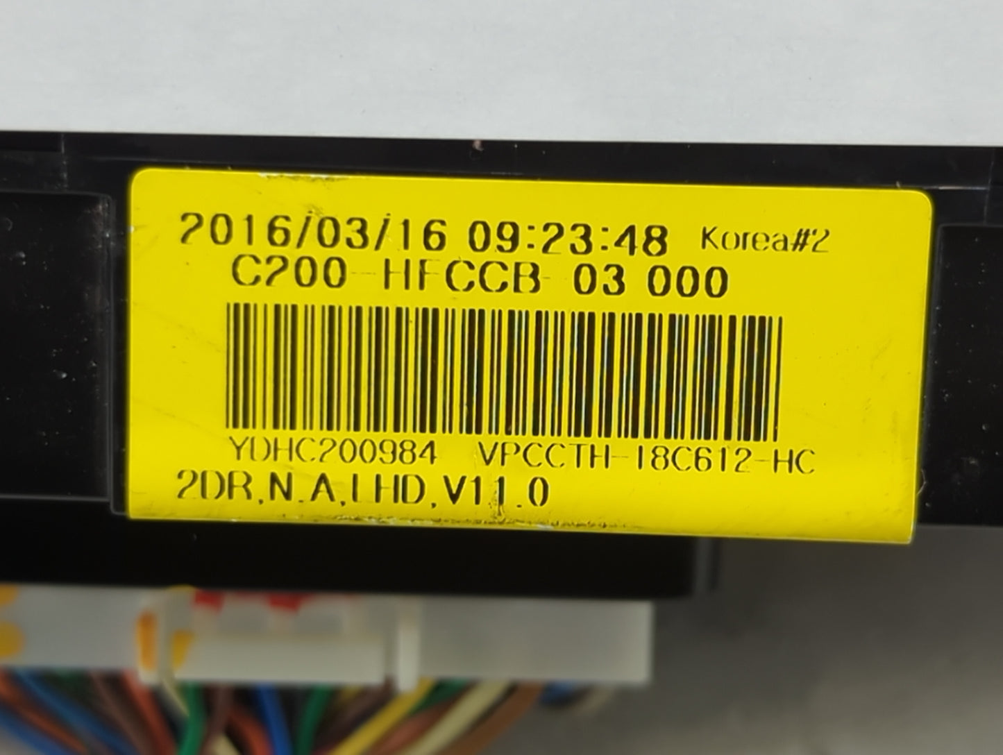 2014-2016 Kia Forte Climate Control Module Temperature AC/Heater Replacement P/N:97250-A7620 97250A7620Y62 Fits OEM Used Aut