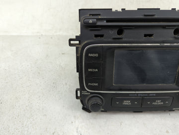 2015-2016 Kia Forte Radio AM FM Cd Player Receiver Replacement P/N:96180-A7290WK AM1A0A7AN, TQ8-AM1A0A7AN Fits Fits 2015 2016 OEM Used Auto Parts