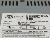 2015-2016 Kia Forte Radio AM FM Cd Player Receiver Replacement P/N:96180-A7290WK AM1A0A7AN, TQ8-AM1A0A7AN Fits Fits 2015 201