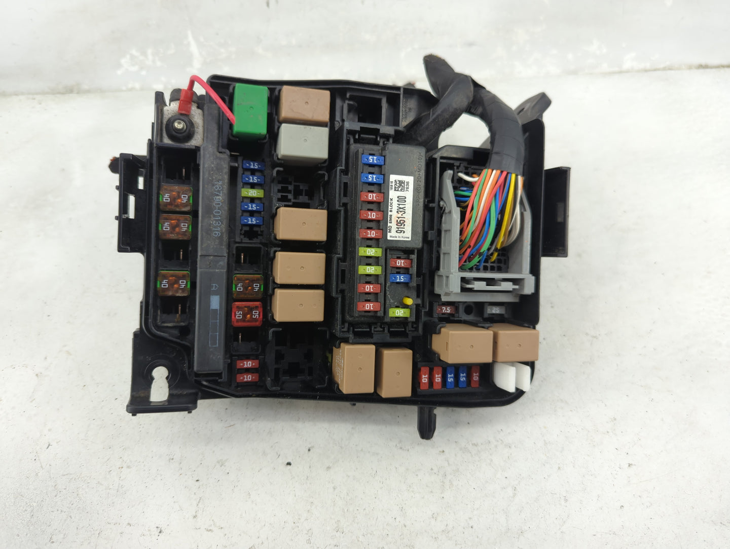 2014-2016 Kia Forte Fusebox Fuse Box Panel Relay Module P/N:91951-3X100 91950-3X510 Fits Fits 2014 2015 2016 OEM Used Auto P