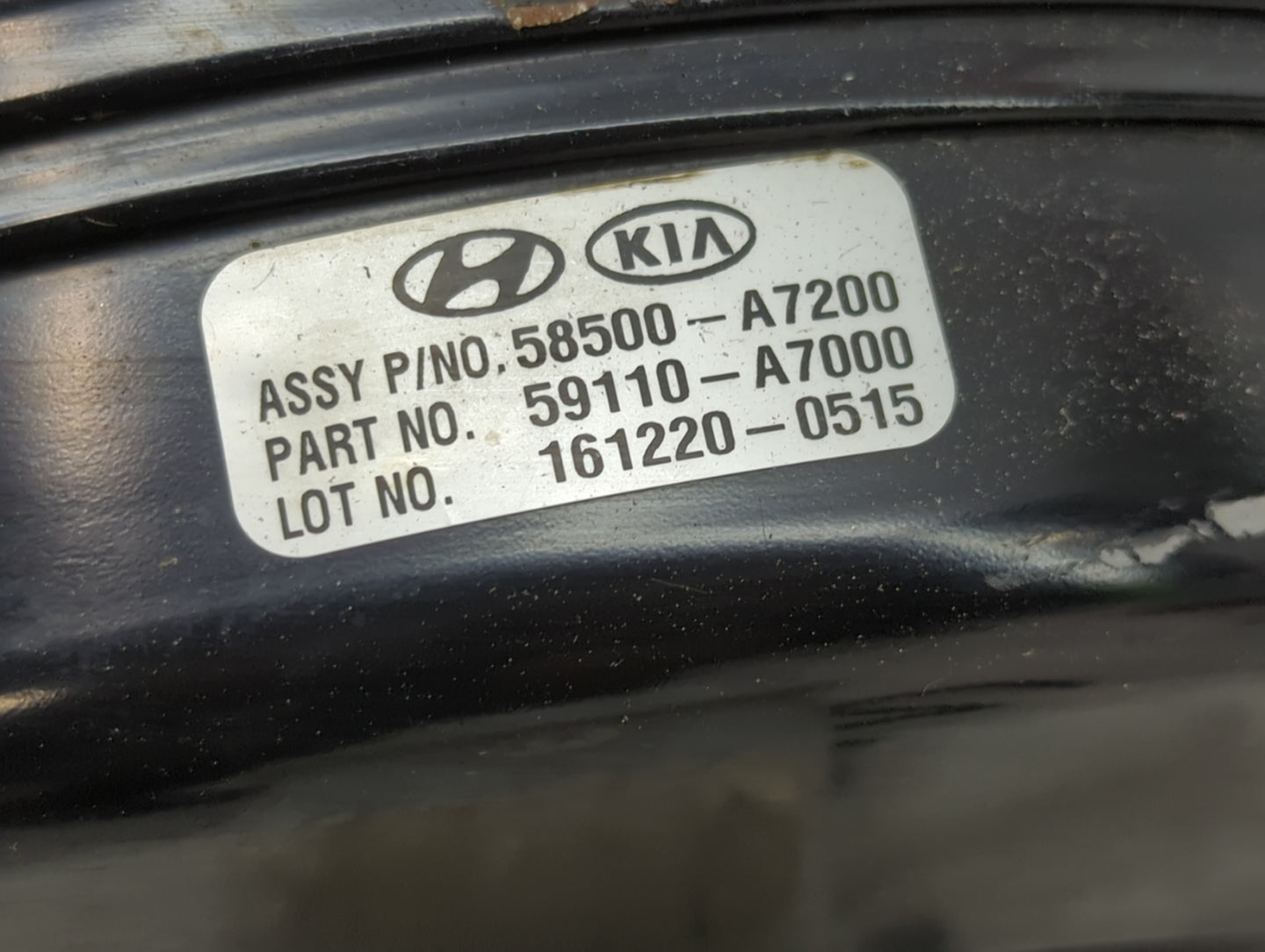 2014-2014 Kia Forte Power Brake Booster Oem - Oemusedautoparts1.com