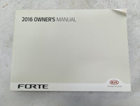 2016 Kia Forte Owners Manual Book Guide P/N:GA7O-EU61G OEM Used Auto Parts - Oemusedautoparts1.com