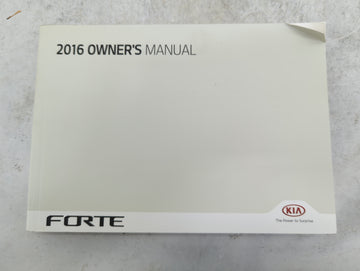 2016 Kia Forte Owners Manual Book Guide P/N:GA7O-EU61G OEM Used Auto Parts