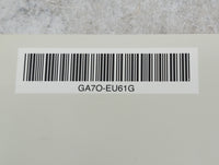 2016 Kia Forte Owners Manual Book Guide P/N:GA7O-EU61G OEM Used Auto Parts - Oemusedautoparts1.com