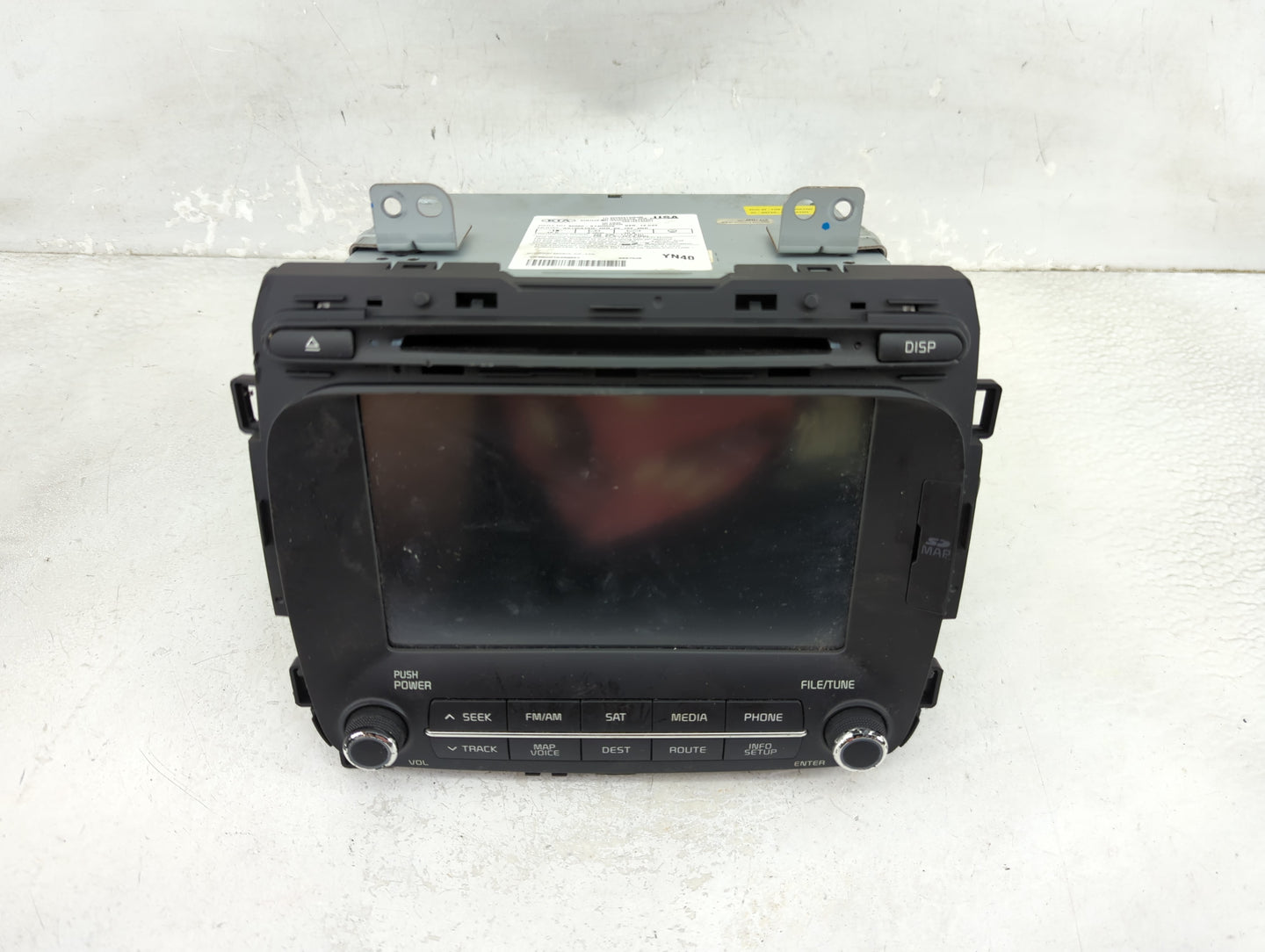 2014-2016 Kia Forte Radio AM FM Cd Player Receiver Replacement P/N:96560-A7405WK 96560A7405WK, AV130A7AN Fits Fits 2014 2015