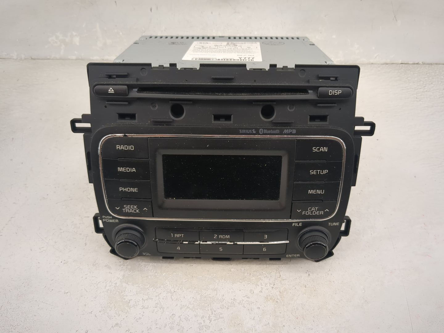 2014-2016 Kia Forte Radio AM FM Cd Player Receiver Replacement P/N:96170-A7771WK 96170A7771WK Fits Fits 2014 2015 2016 OEM U