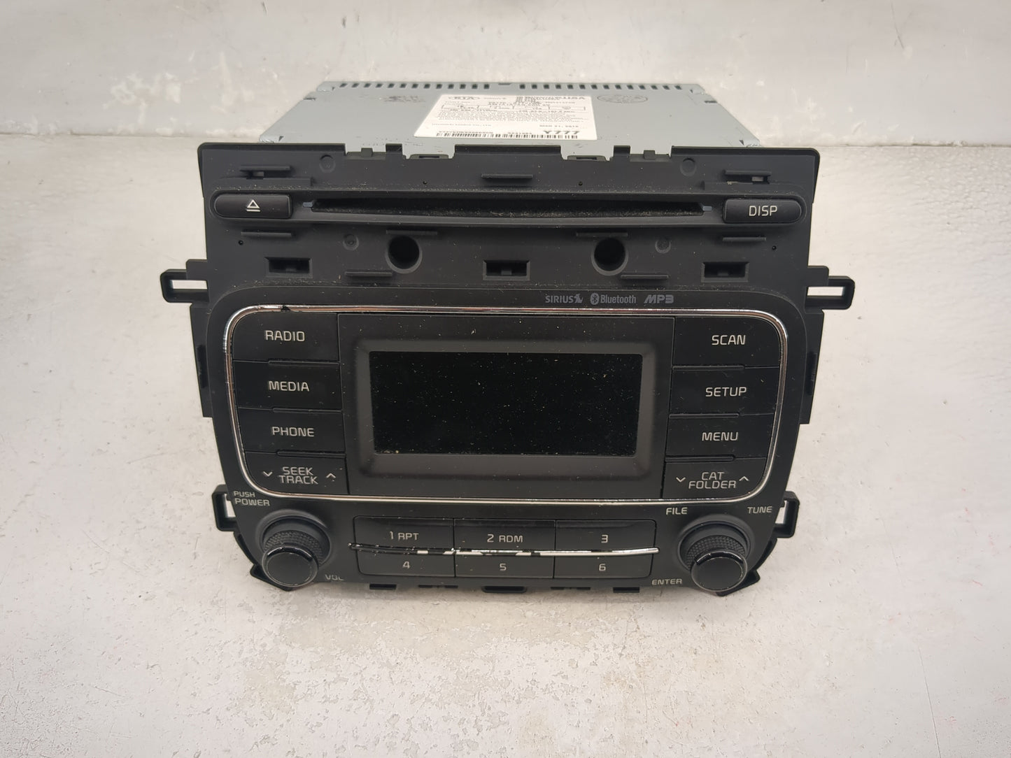2014-2016 Kia Forte Radio AM FM Cd Player Receiver Replacement P/N:96170-A7771WK 96170A7771WK Fits Fits 2014 2015 2016 OEM U