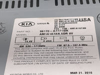 2014-2016 Kia Forte Radio AM FM Cd Player Receiver Replacement P/N:96170-A7771WK 96170A7771WK Fits Fits 2014 2015 2016 OEM U