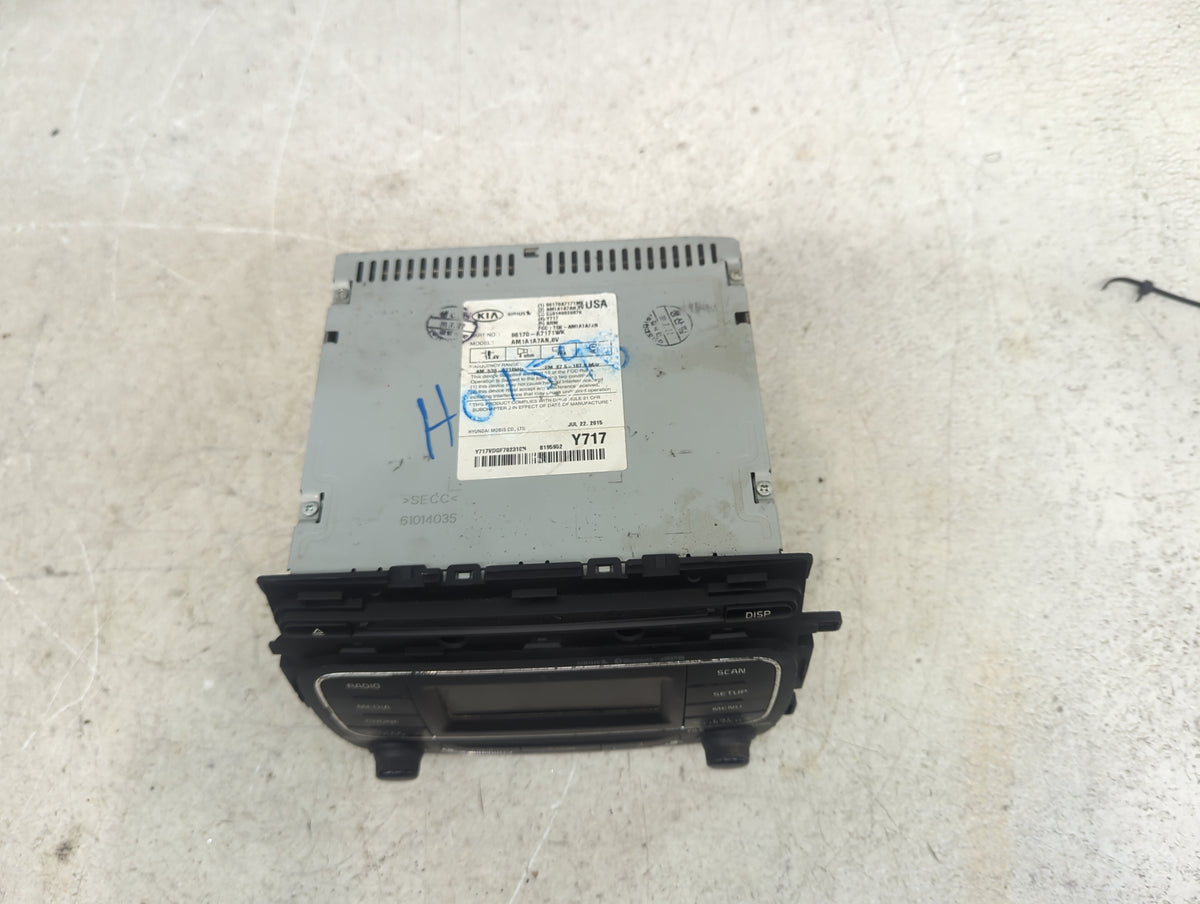 2014-2016 Kia Forte Radio AM FM Cd Player Receiver Replacement P/N:96170-A7171WK AM1A1A7AN,8V Fits Fits 2014 2015 2016 OEM U