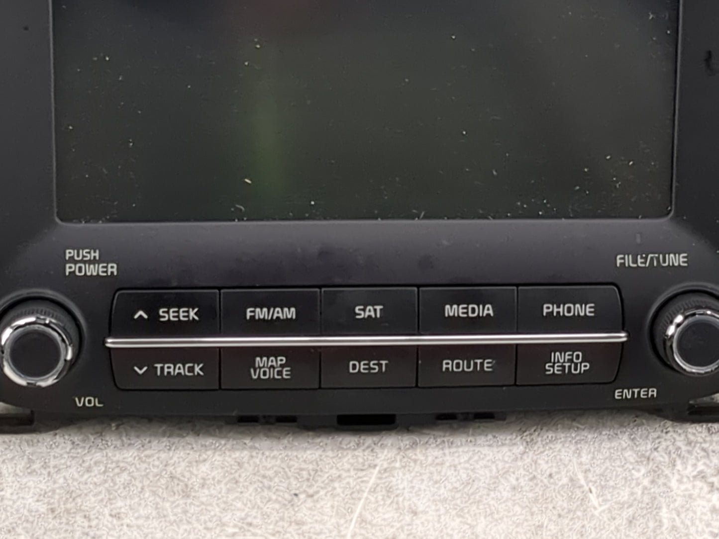 2014-2016 Kia Forte Radio AM FM Cd Player Receiver Replacement P/N:96560-A7705WK AV130A7AN Fits Fits 2014 2015 2016 OEM Used