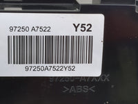 2014-2016 Kia Forte Climate Control Module Temperature AC/Heater Replacement P/N:97250 A7522 97250A7522Y52 Fits OEM Used Aut