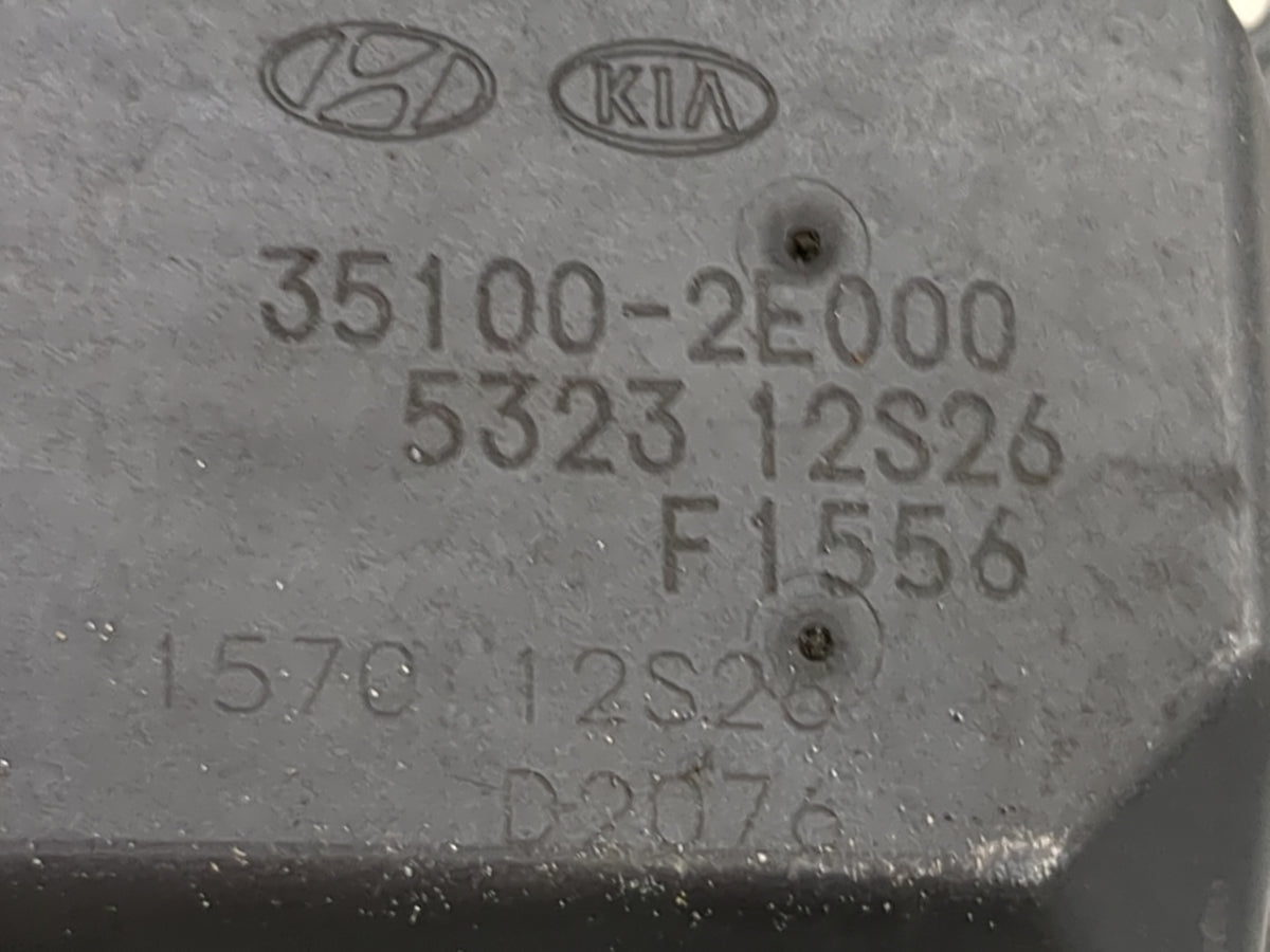 2014-2018 Kia Forte Throttle Body P/N:35100-2E000 Fits Fits 2011 2012 2013 2014 2015 2016 2017 2018 2019 2020 2021 OEM Used 