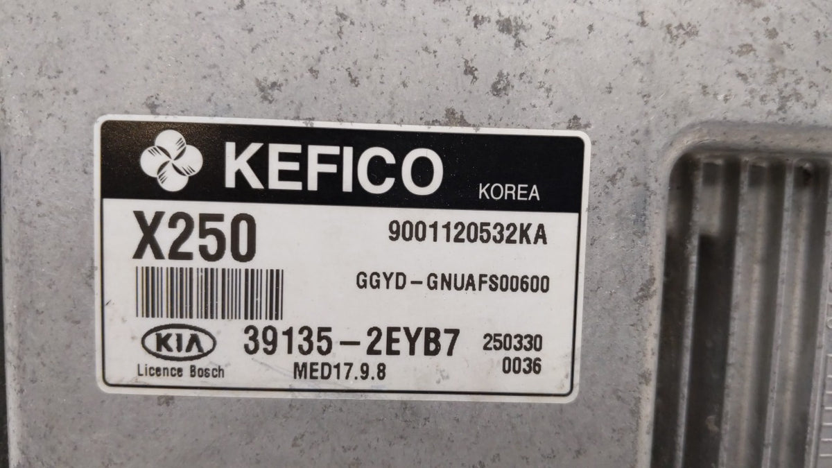 2016 Kia Forte PCM Engine Control Computer ECU ECM PCU OEM P/N:39135-2EYB7 OEM Used Auto Parts - Oemusedautoparts1.com