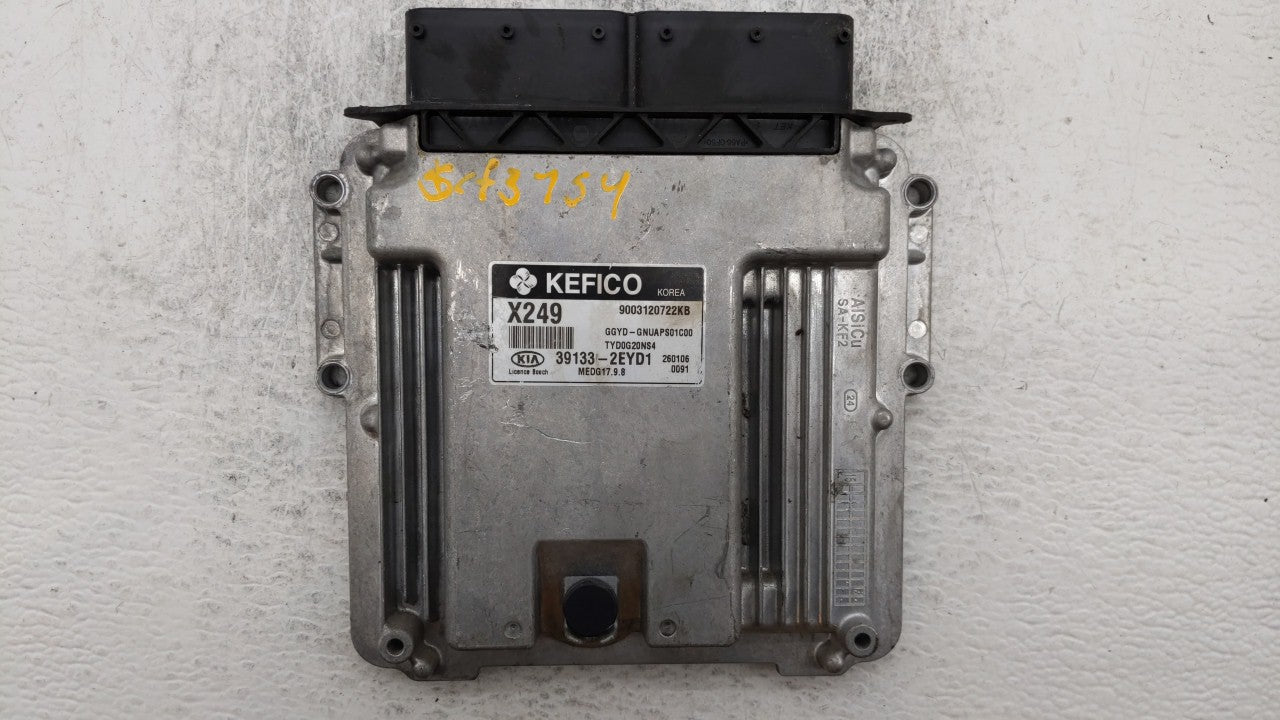 2016 Kia Forte PCM Engine Control Computer ECU ECM PCU OEM P/N:39133-2EYD1 39133-2EYB7 Fits OEM Used Auto Parts - Oemusedaut