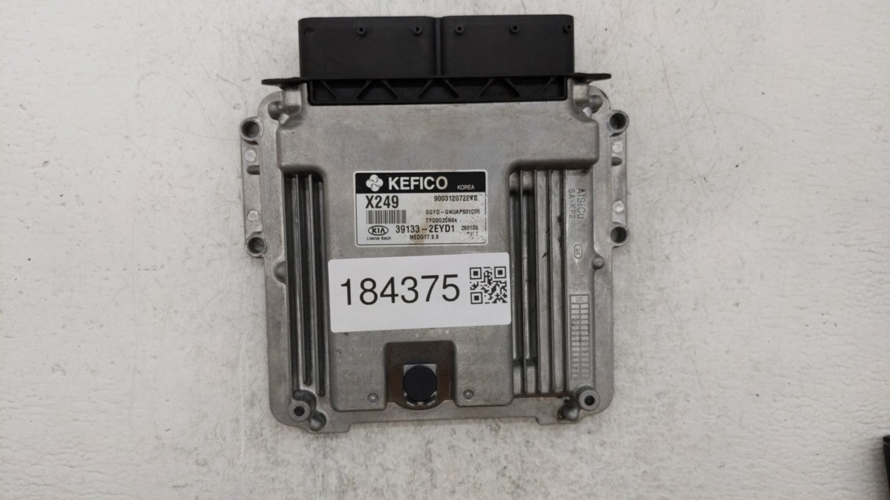 2016 Kia Forte PCM Engine Control Computer ECU ECM PCU OEM P/N:39133-2EYD1 39133-2EYB7 Fits OEM Used Auto Parts - Oemusedaut