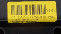 2014-2016 Kia Forte Climate Control Module Temperature AC/Heater Replacement P/N:97250-A7051WK 97250-B0AA0 Fits OEM Used Aut