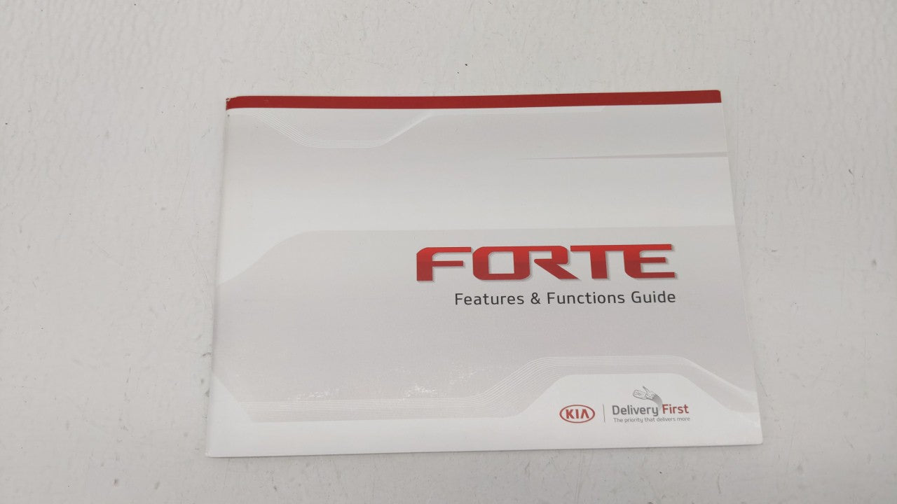 2016 Kia Forte Owners Manual Book Guide OEM Used Auto Parts - Oemusedautoparts1.com