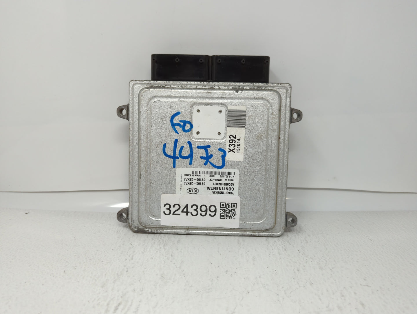 2016 Kia Forte PCM Engine Control Computer ECU ECM PCU OEM P/N:39106-2XA2 39102-2EXB2, 39103-2EXB2 Fits OEM Used Auto Parts 