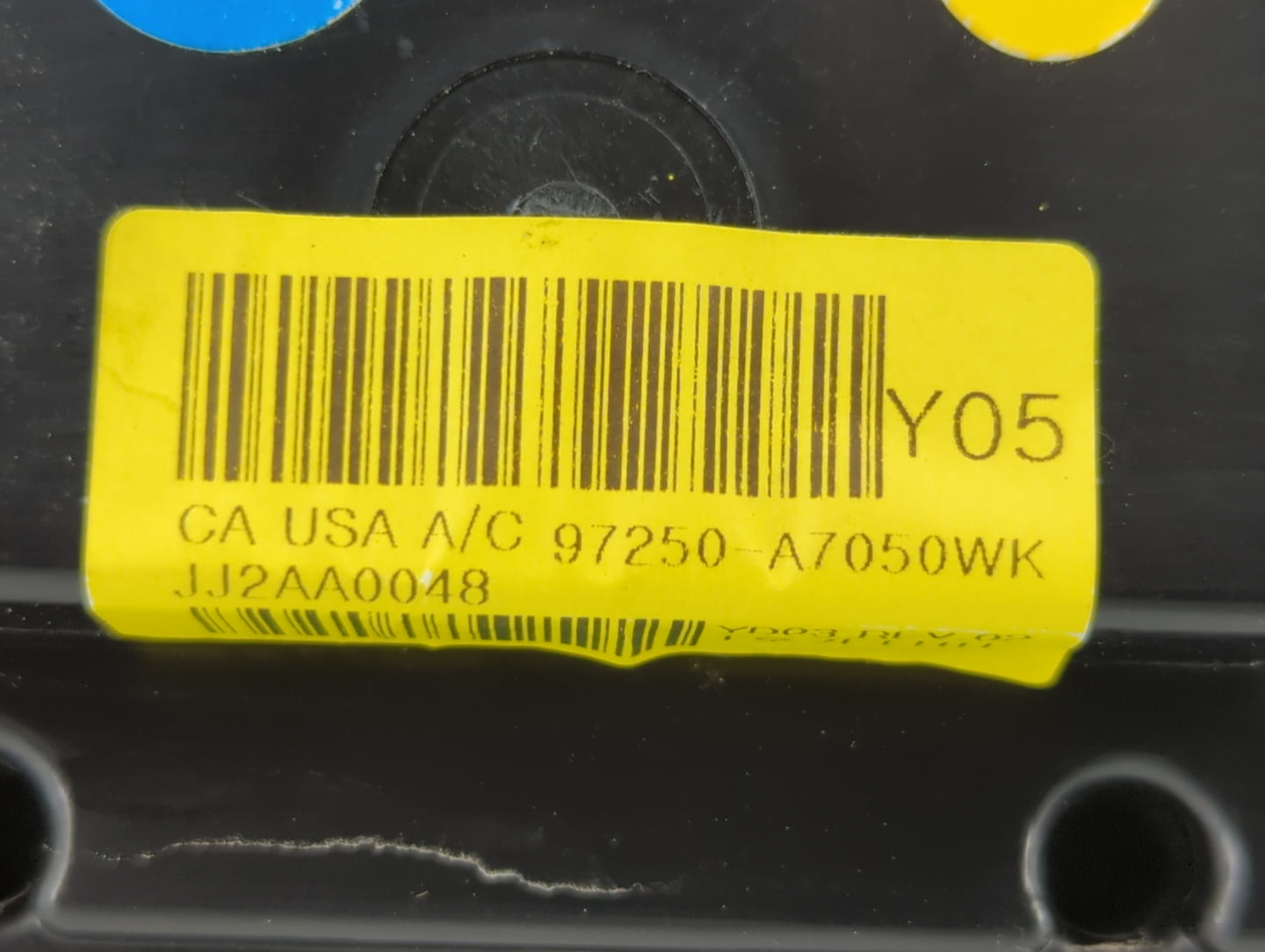 2014-2016 Kia Forte Climate Control Module Temperature AC/Heater Replacement P/N:97250-A7050WK 97250-A7052WK Fits OEM Used A