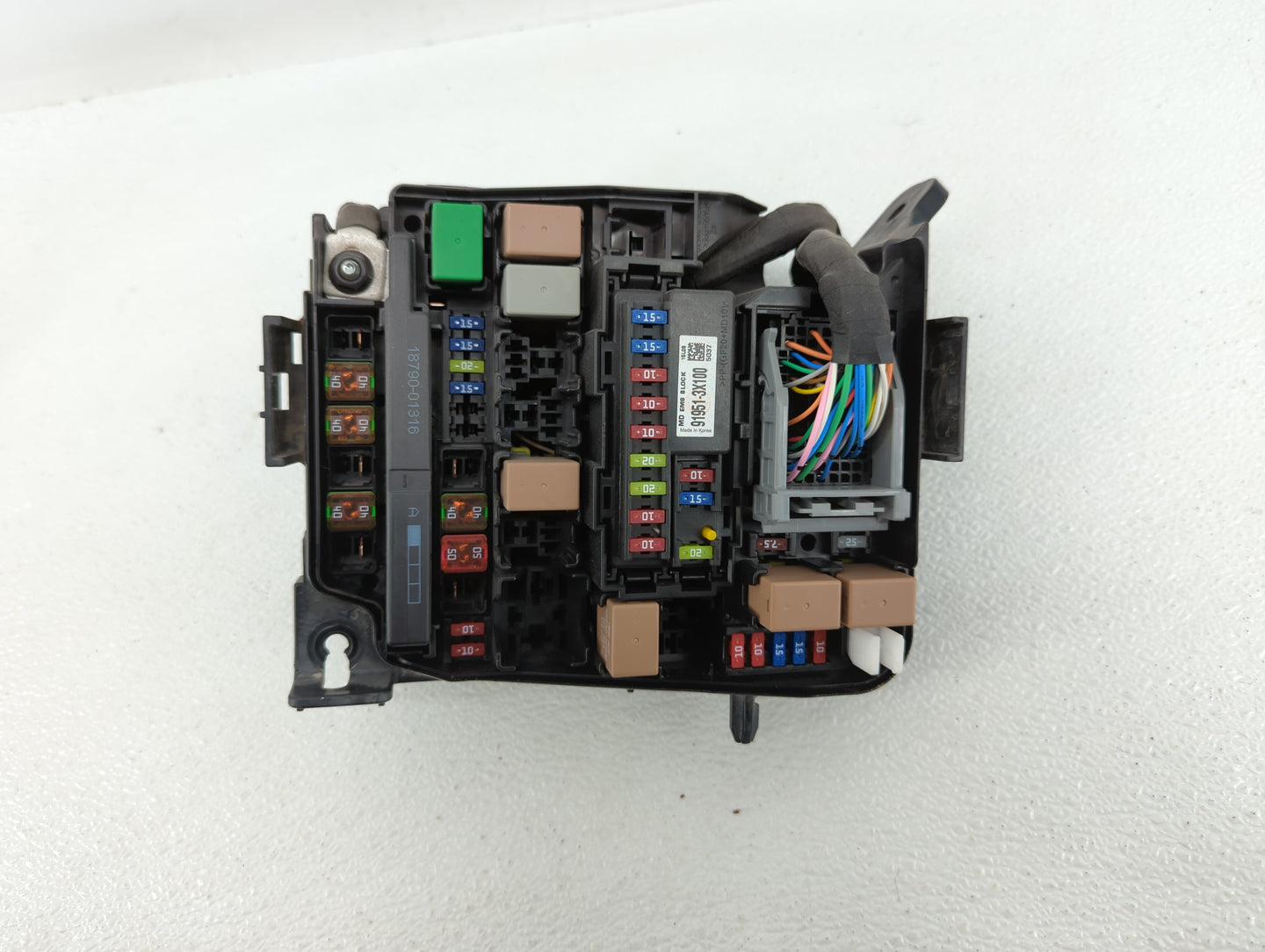 2014-2016 Kia Forte Fusebox Fuse Box Panel Relay Module P/N:91204-A7622 Fits Fits 2014 2015 2016 OEM Used Auto Parts - Oemus