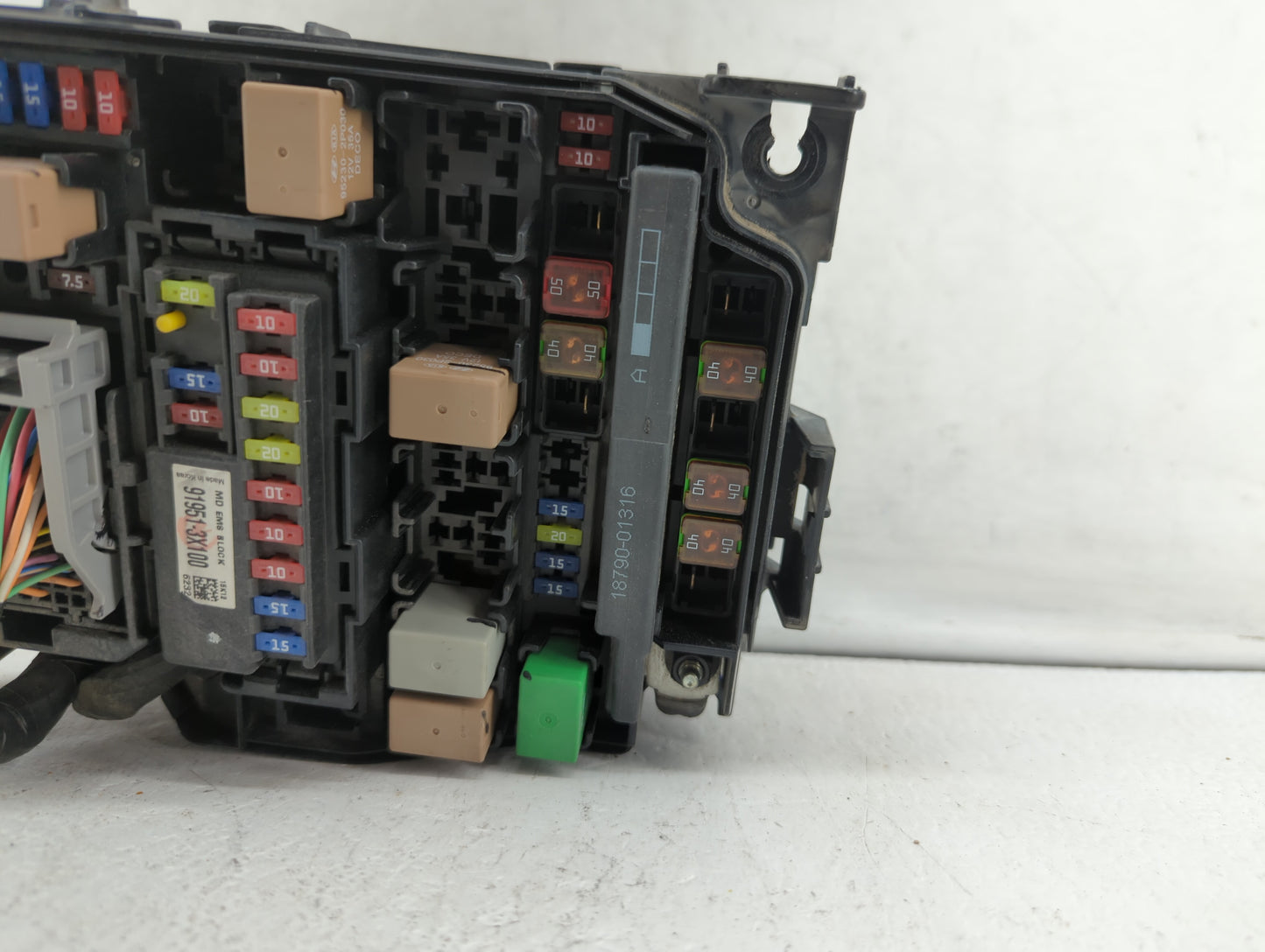 2014-2016 Kia Forte Fusebox Fuse Box Panel Relay Module P/N:91950-3X510 Fits Fits 2014 2015 2016 OEM Used Auto Parts - Oemus