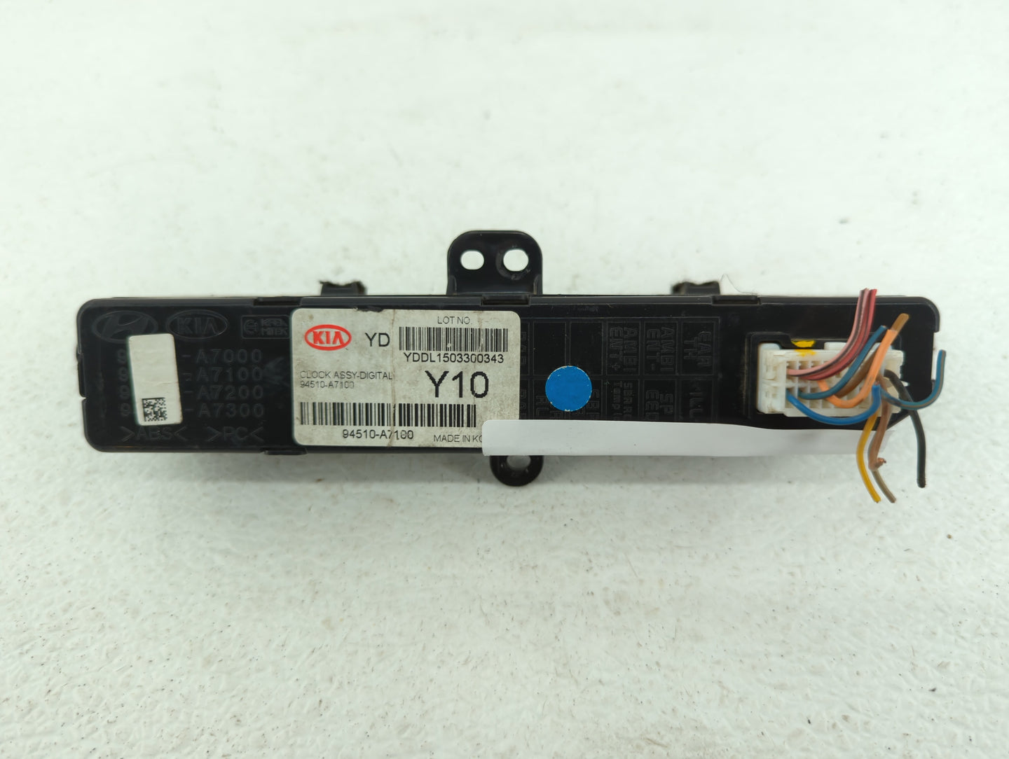 2016 Kia Forte CLOCK Black - Oemusedautoparts1.com
