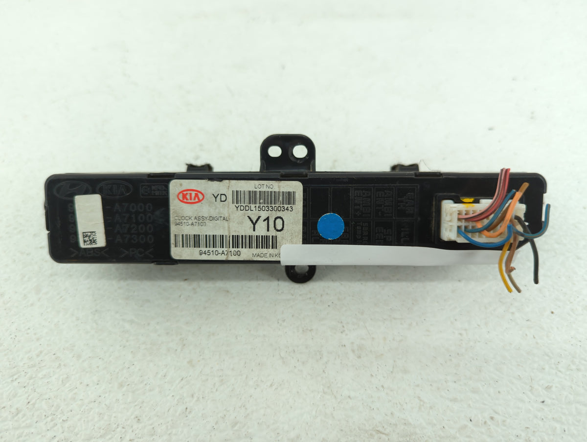 2016 Kia Forte CLOCK Black - Oemusedautoparts1.com