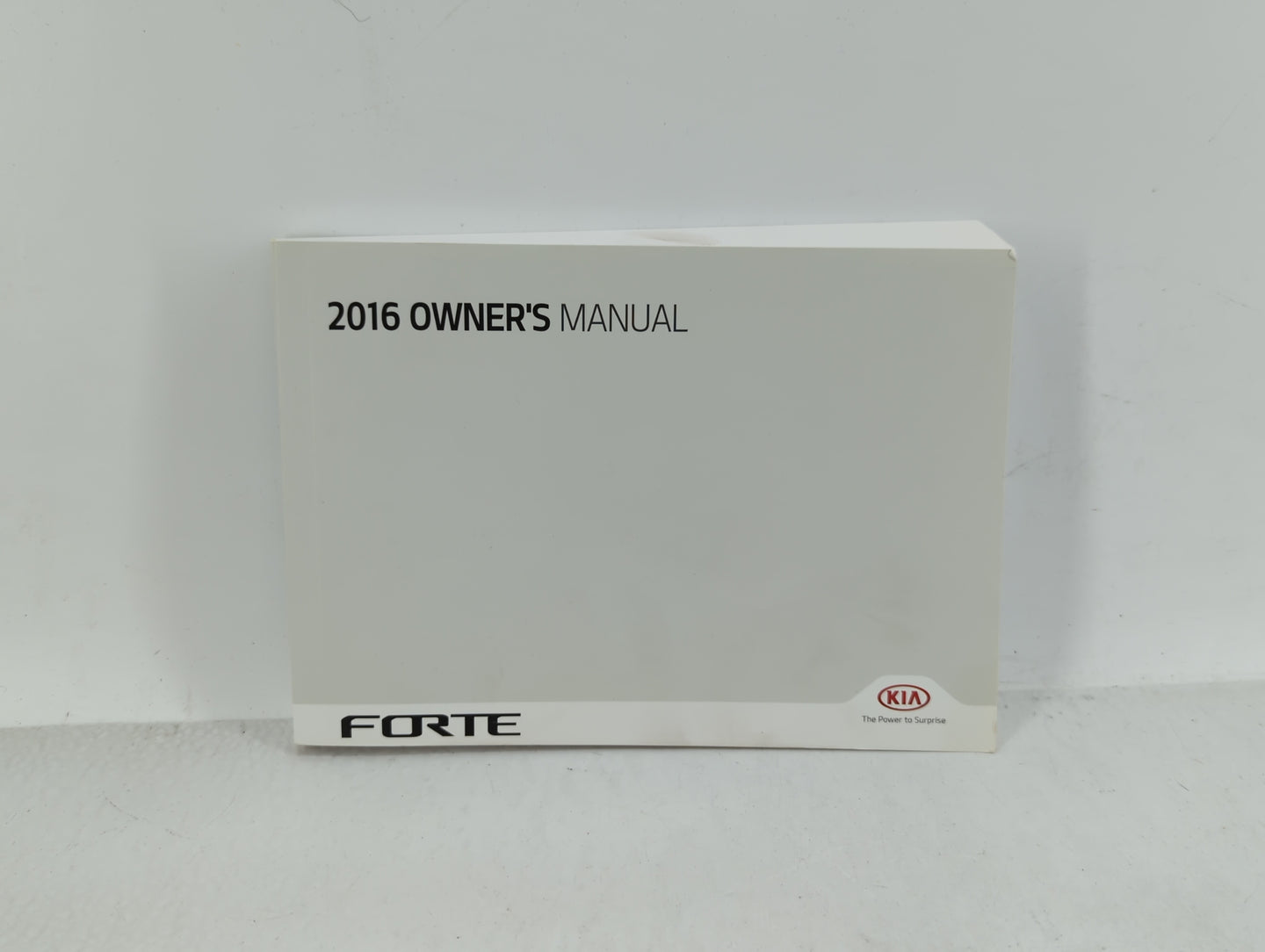 2016 Kia Forte Owners Manual Book Guide OEM Used Auto Parts - Oemusedautoparts1.com