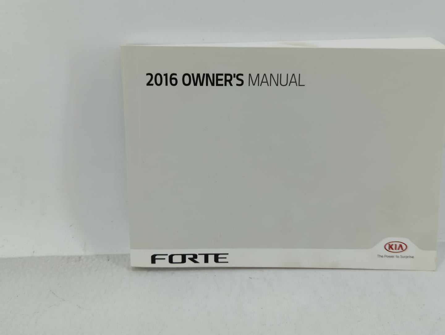 2016 Kia Forte Owners Manual Book Guide OEM Used Auto Parts - Oemusedautoparts1.com