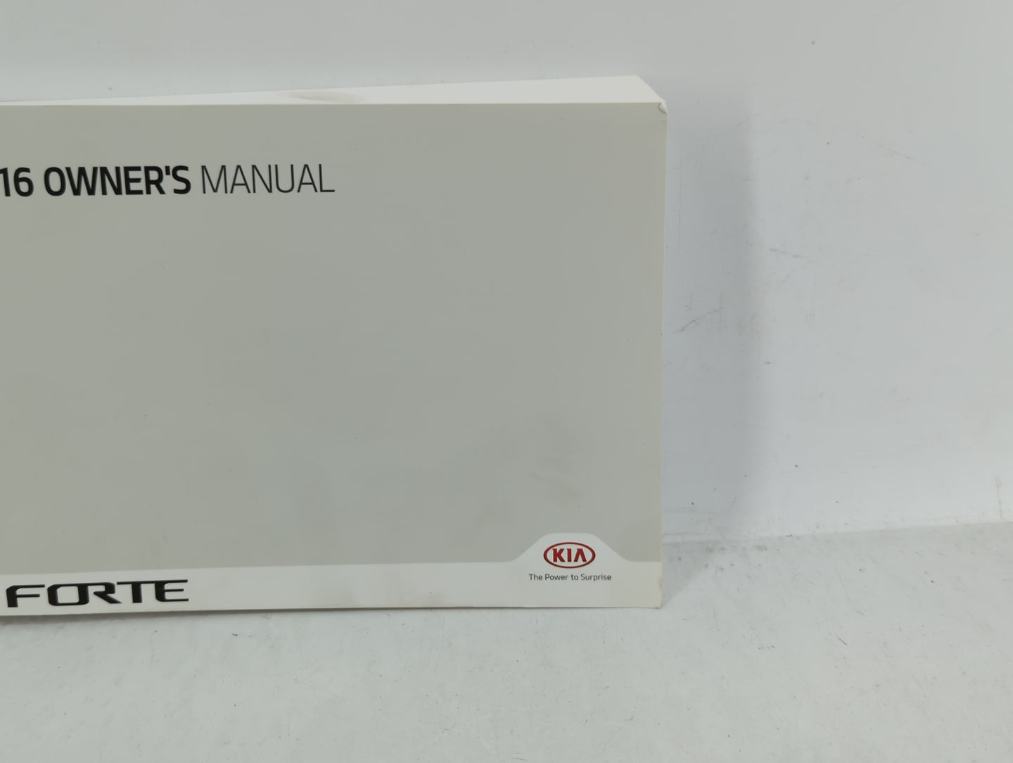 2016 Kia Forte Owners Manual Book Guide OEM Used Auto Parts - Oemusedautoparts1.com