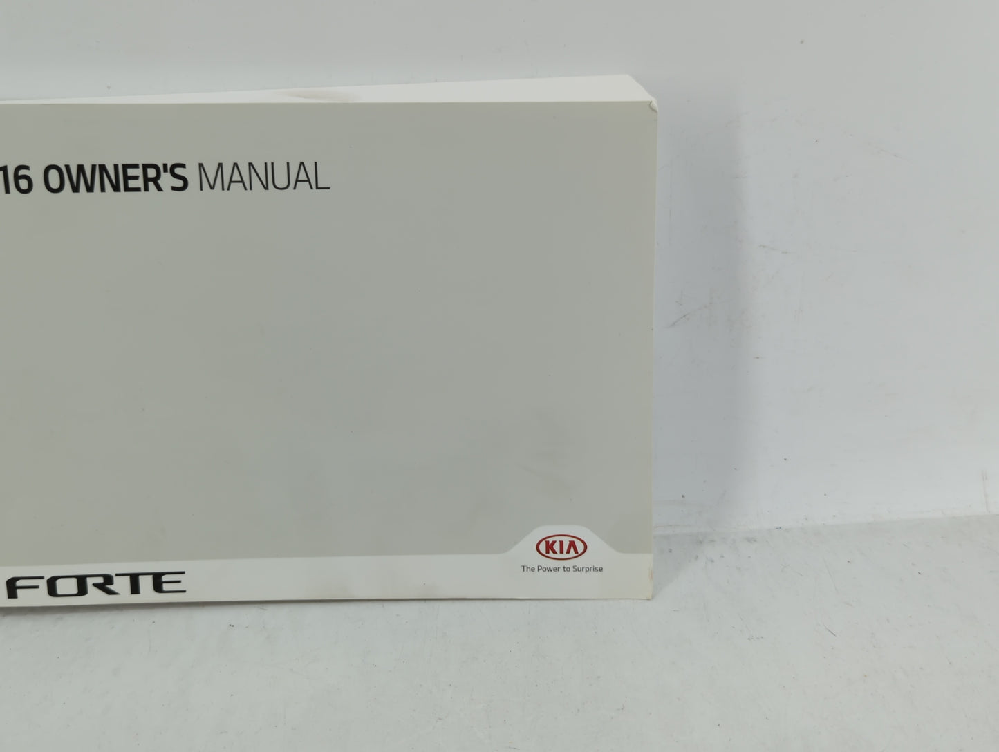 2016 Kia Forte Owners Manual Book Guide OEM Used Auto Parts - Oemusedautoparts1.com
