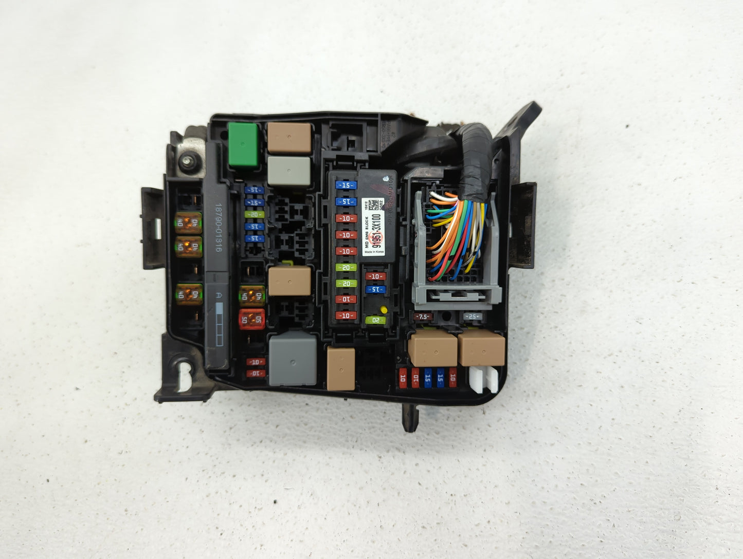 2014-2016 Kia Forte Fusebox Fuse Box Panel Relay Module P/N:91209-A7192 91951-3X100 Fits Fits 2014 2015 2016 OEM Used Auto P