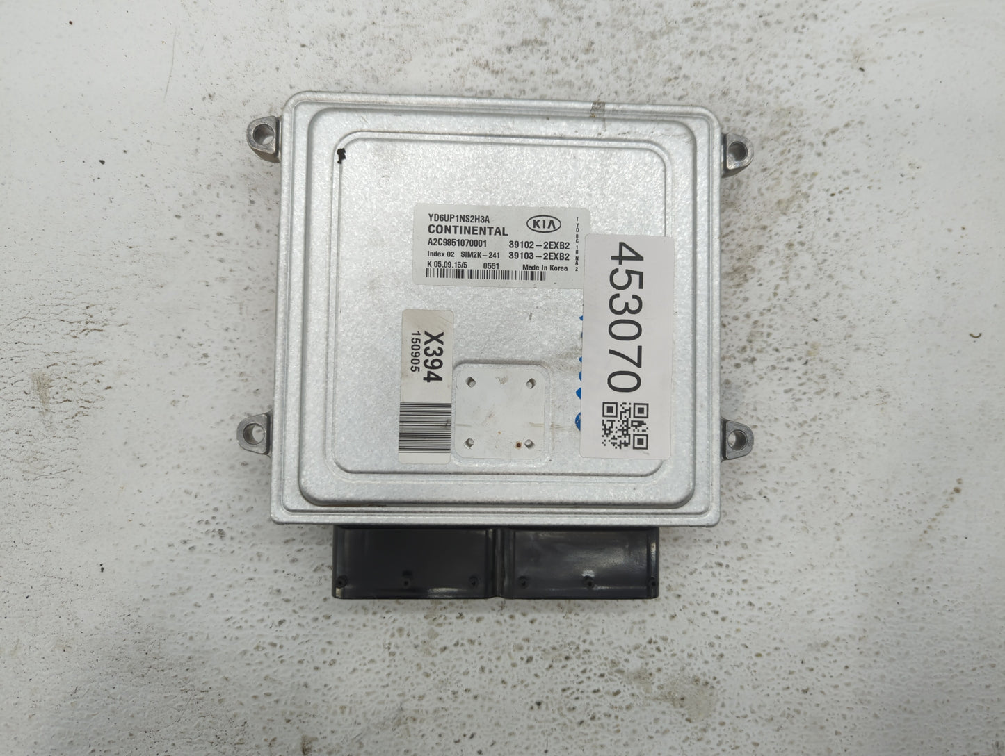 2016 Kia Forte PCM Engine Control Computer ECU ECM PCU OEM P/N:39103-2EXB2 39102-2EXB2, 39106-2EXB2, 39107-2EXB2 Fits OEM Us