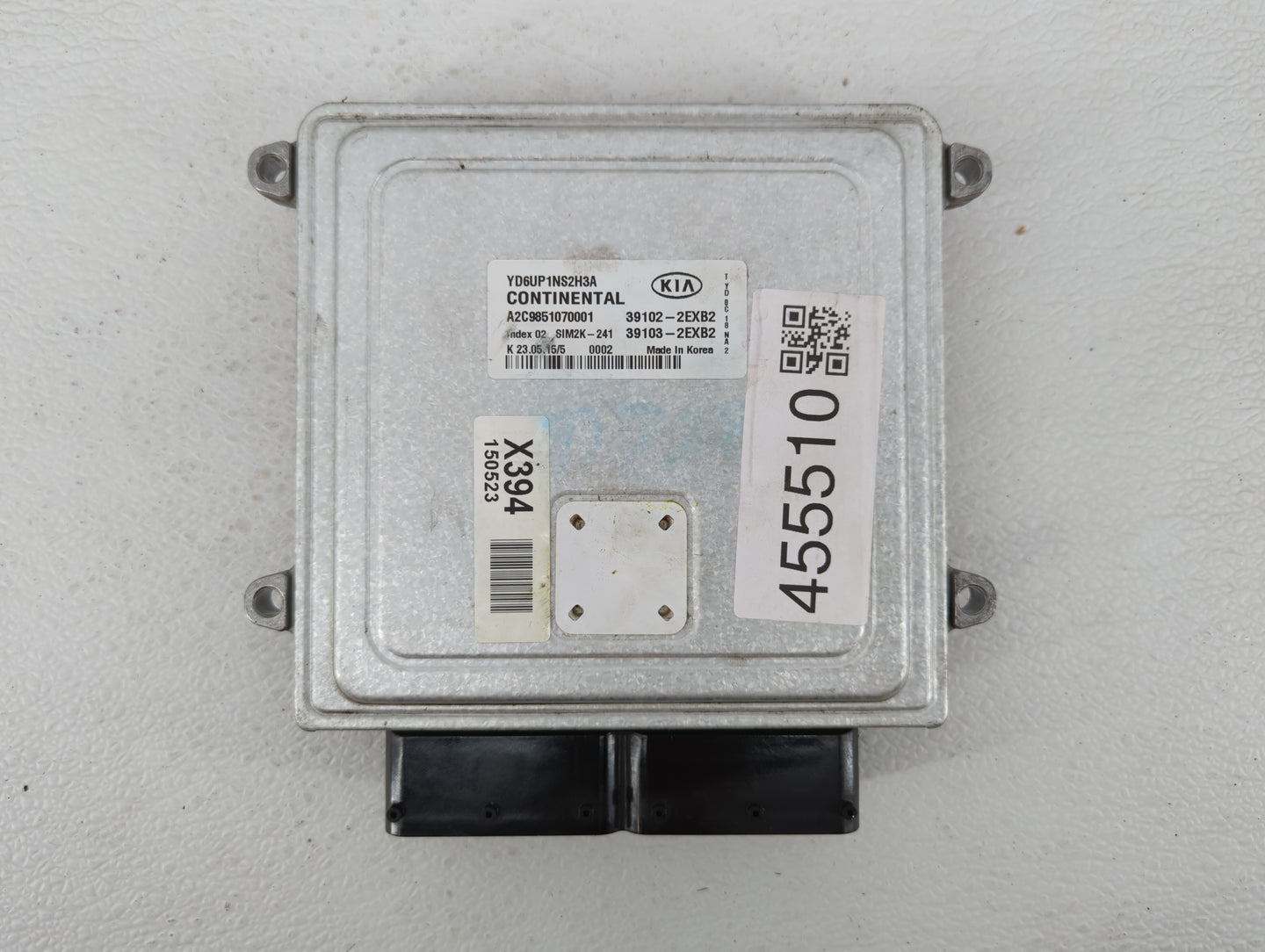 2016 Kia Forte PCM Engine Control Computer ECU ECM PCU OEM P/N:39103-2EXB2 39102-2EXB2, 39106-2EXB2, 39107-2EXB2 Fits OEM Us