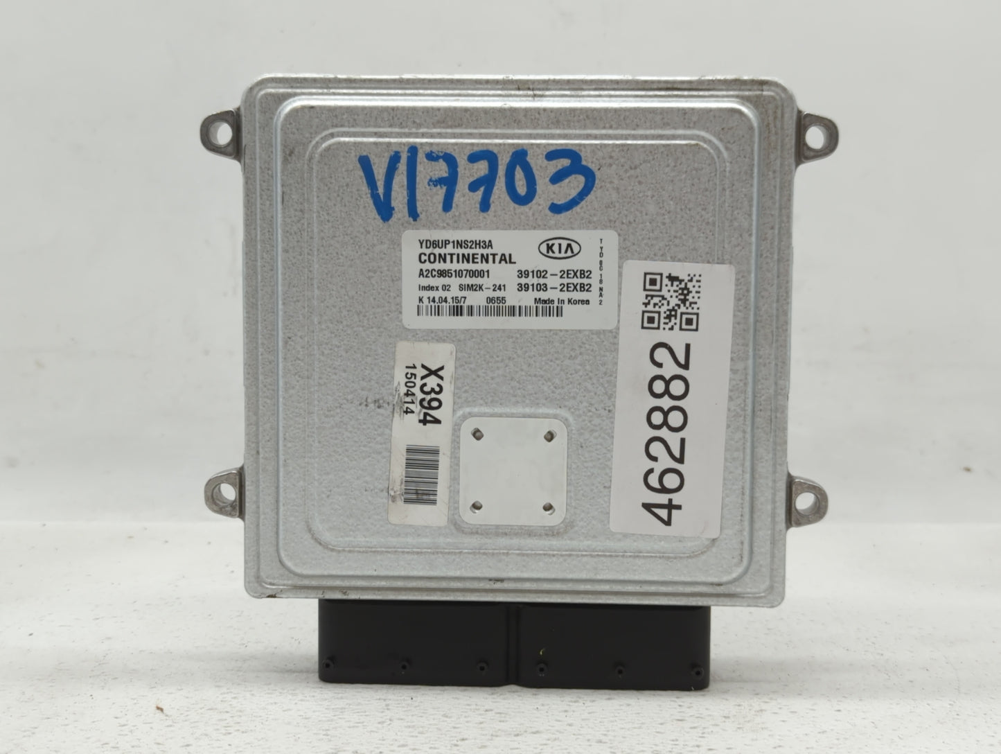 2016 Kia Forte PCM Engine Control Computer ECU ECM PCU OEM P/N:39103-2EXB2 39102-2EXB2 Fits OEM Used Auto Parts - Oemusedaut