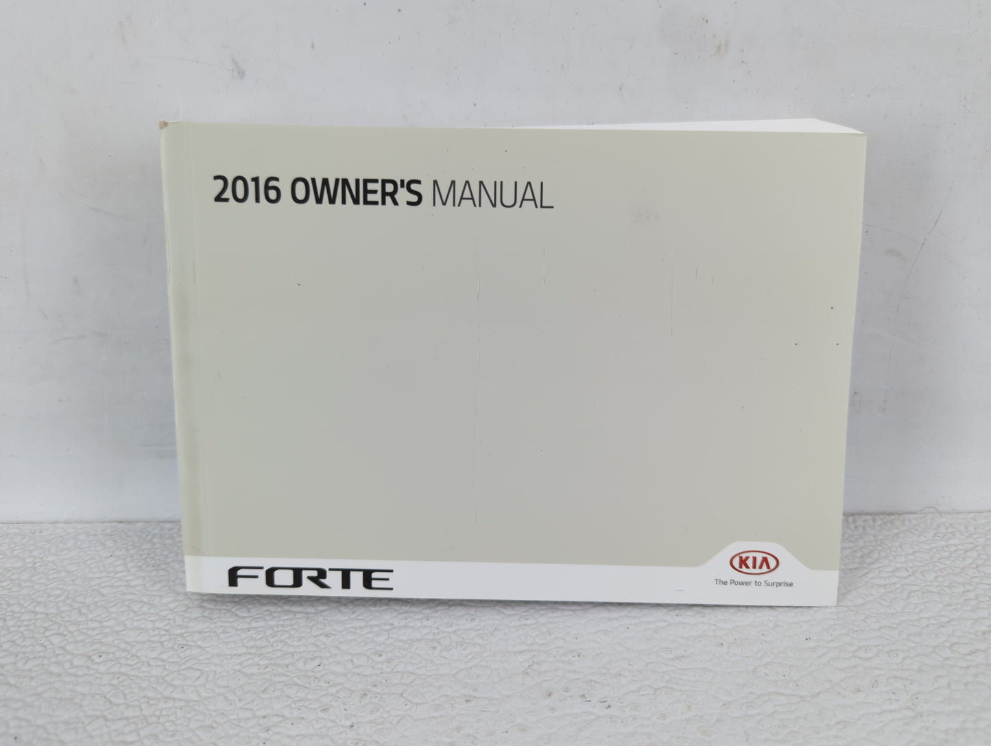 2016 Kia Forte Owners Manual Book Guide OEM Used Auto Parts - Oemusedautoparts1.com