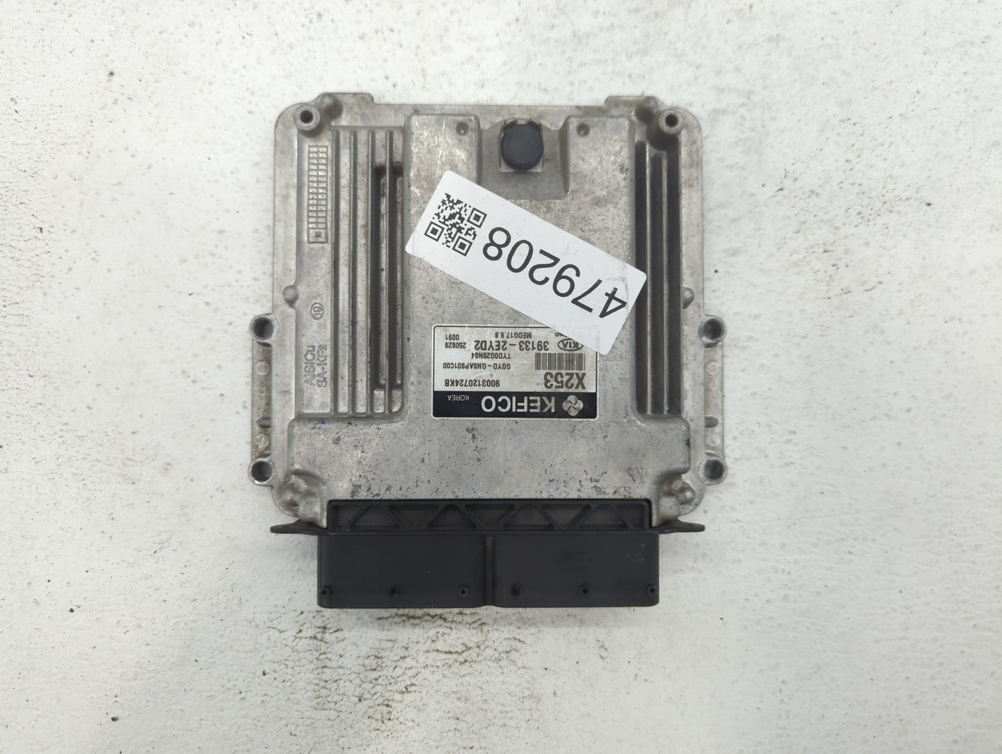 2016 Kia Forte PCM Engine Control Computer ECU ECM PCU OEM P/N:39133-2EYD2 Fits OEM Used Auto Parts - Oemusedautoparts1.com