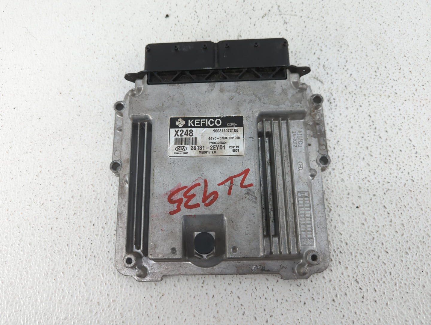 2016 Kia Forte PCM Engine Control Computer ECU ECM PCU OEM P/N:39133-2EYD2 39131-2EYD1 Fits OEM Used Auto Parts - Oemusedaut