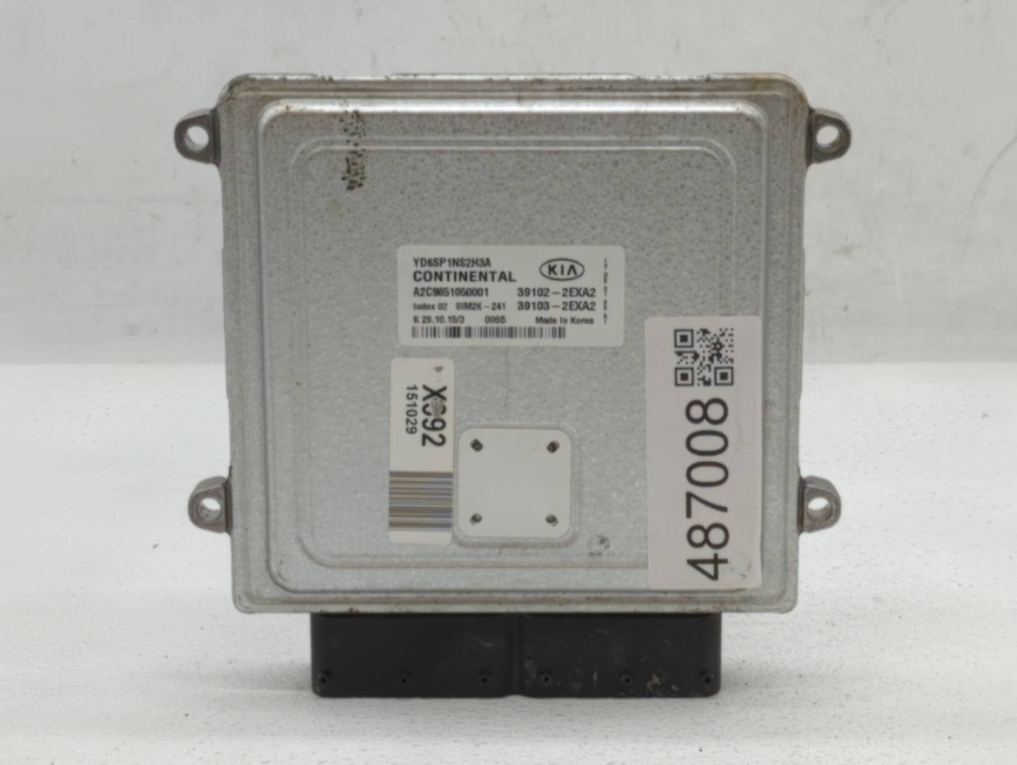 2016 Kia Forte PCM Engine Control Computer ECU ECM PCU OEM P/N:39103-2EXA2 39102-2EXA2, 39103-2EXB2, 39102-2EXB2 Fits OEM Us