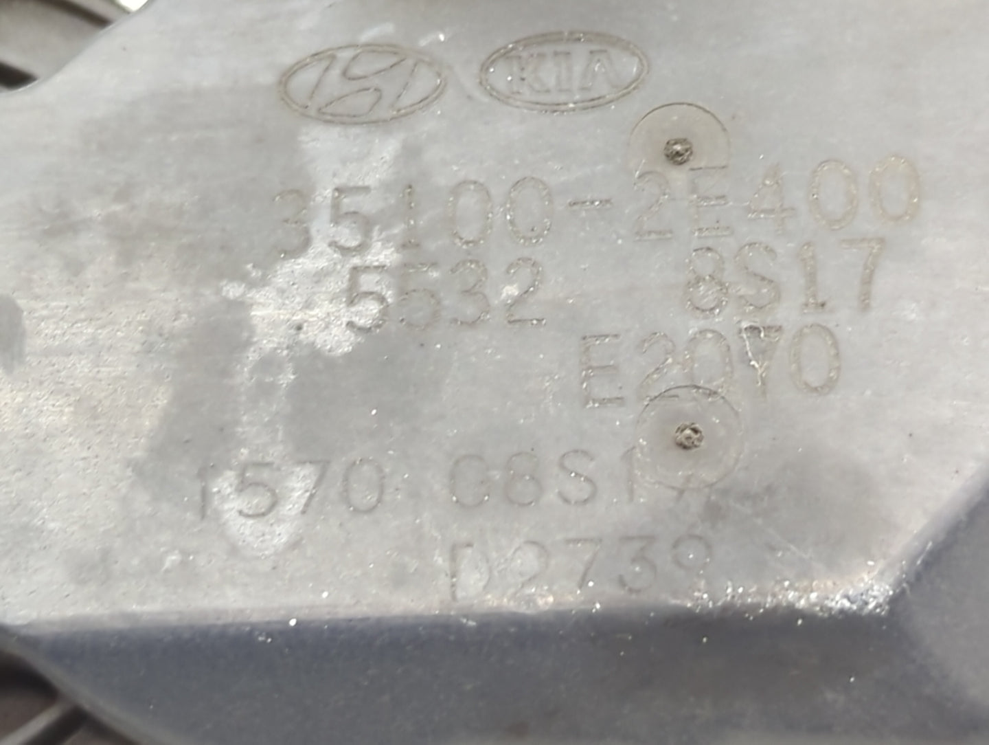2014-2016 Kia Forte Throttle Body P/N:5532 10S15 Fits Fits 2012 2013 2014 2015 2016 2018 2019 2020 2021 OEM Used Auto Parts 