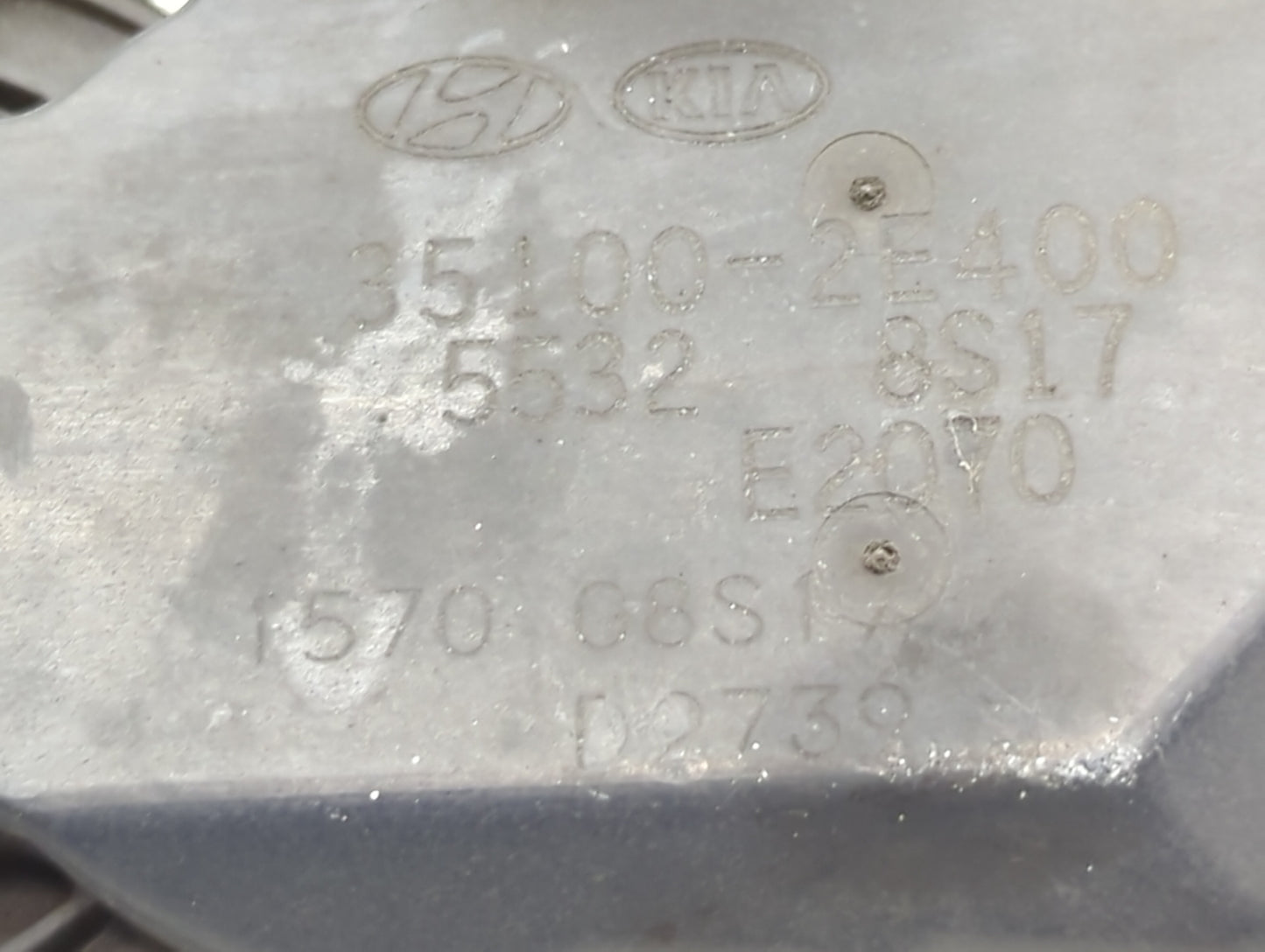 2014-2016 Kia Forte Throttle Body P/N:5532 10S15 Fits Fits 2012 2013 2014 2015 2016 2018 2019 2020 2021 OEM Used Auto Parts 