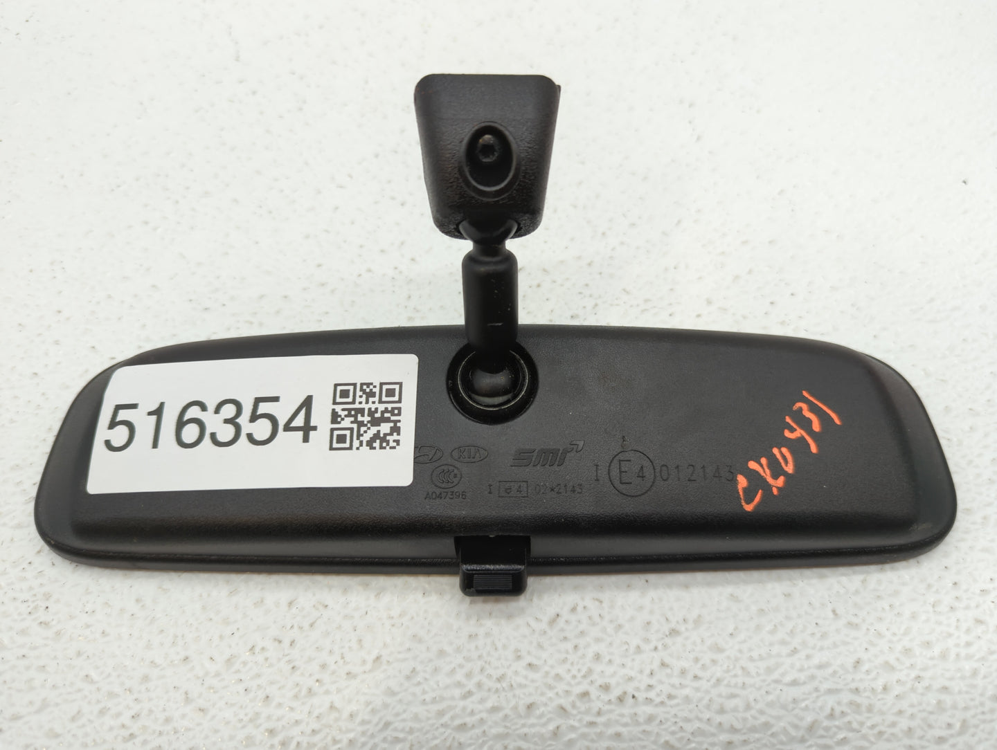 2010-2019 Kia Forte Interior Rear View Mirror Replacement OEM P/N:E4012143 Fits OEM Used Auto Parts - Oemusedautoparts1.com
