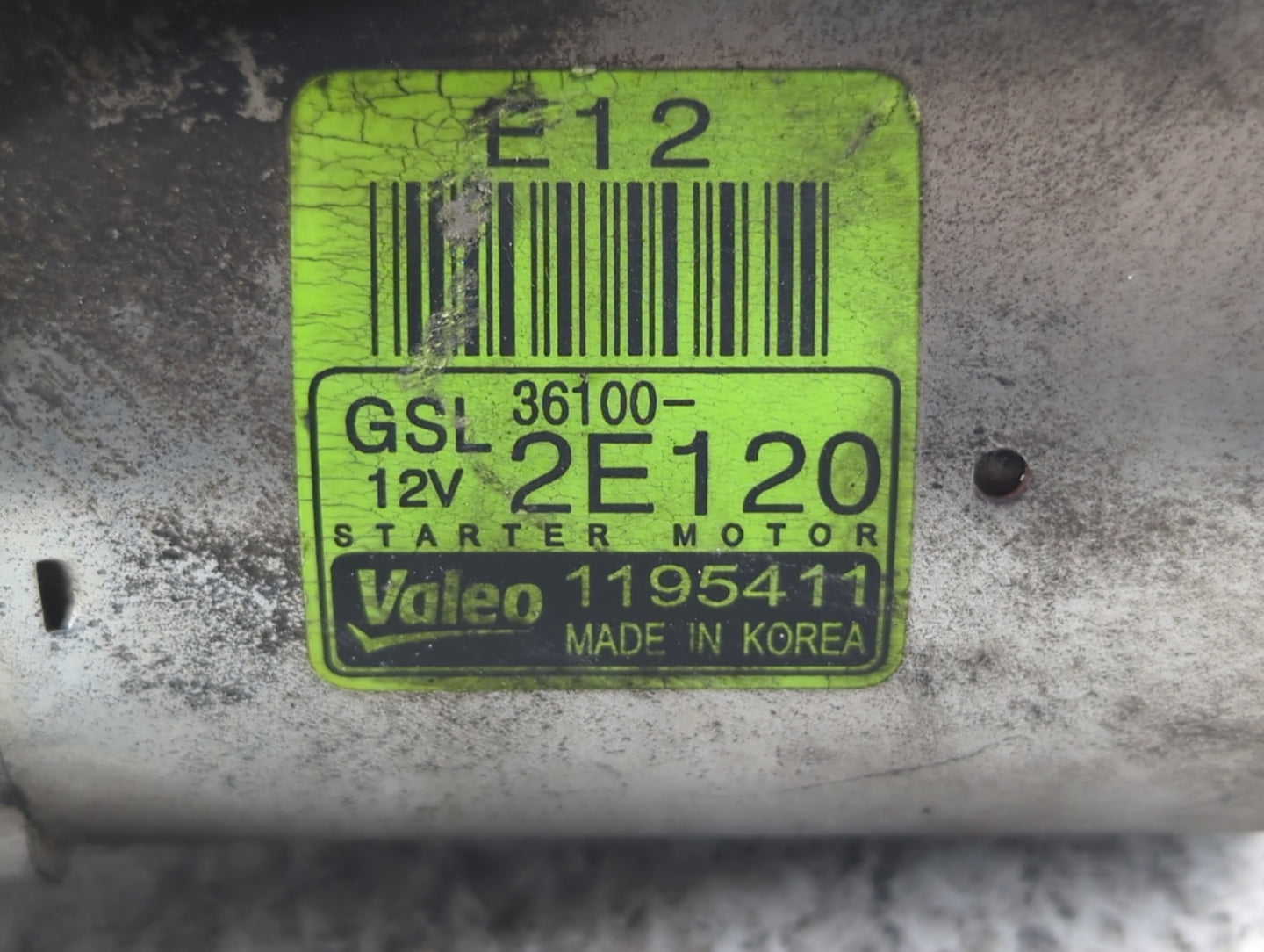 2014-2016 Kia Forte Car Starter Motor Solenoid OEM P/N:36100-2E120 Fits Fits 2012 2013 2014 2015 2016 OEM Used Auto Parts - 