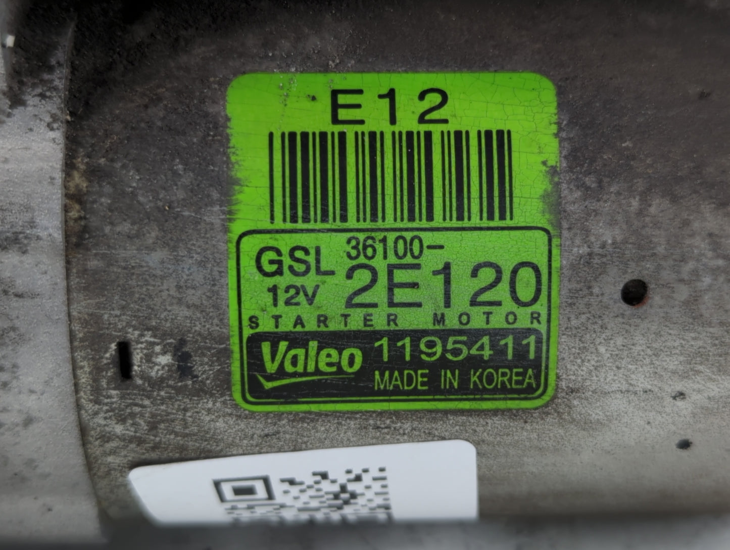 2014-2016 Kia Forte Car Starter Motor Solenoid OEM P/N:36100-2E120 Fits Fits 2012 2013 2014 2015 2016 OEM Used Auto Parts - 