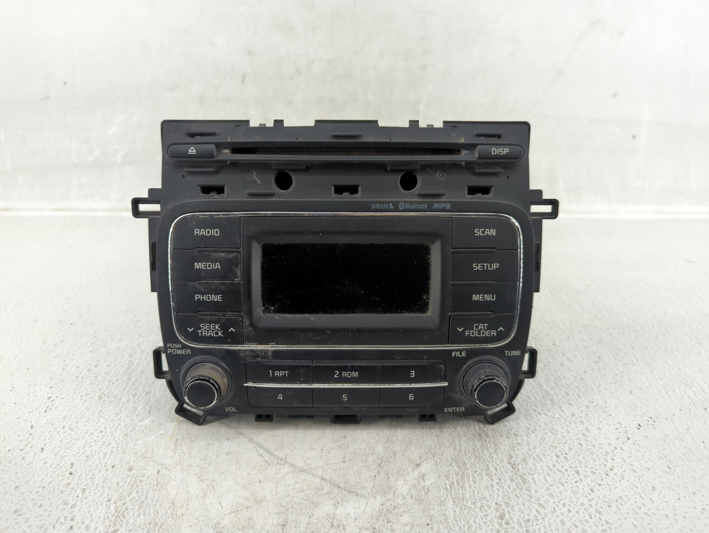 2014-2016 Kia Forte Radio AM FM Cd Player Receiver Replacement P/N:96170-A717WK Fits Fits 2014 2015 2016 OEM Used Auto Parts