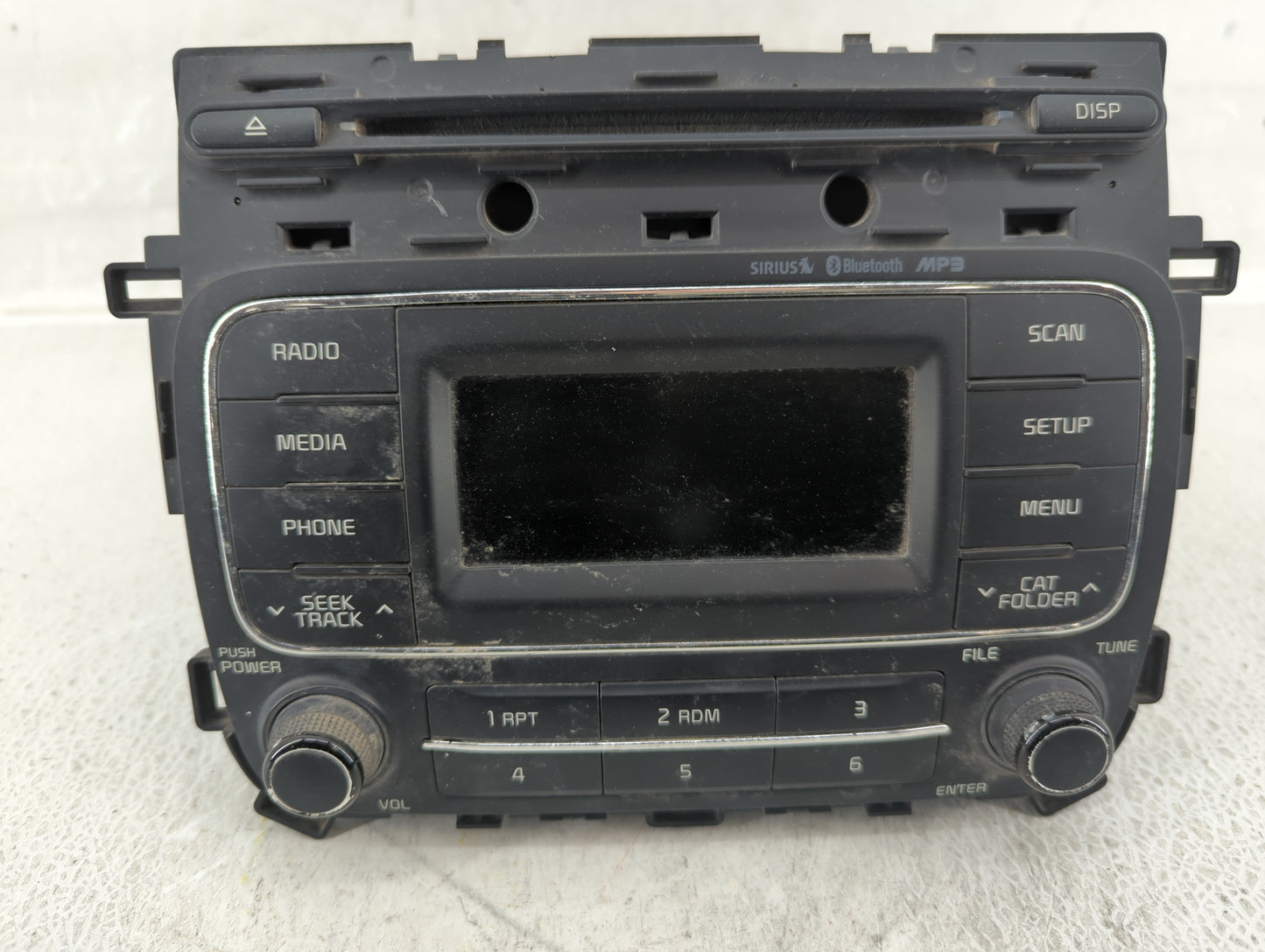 2014-2016 Kia Forte Radio AM FM Cd Player Receiver Replacement P/N:96170-A717WK Fits Fits 2014 2015 2016 OEM Used Auto Parts
