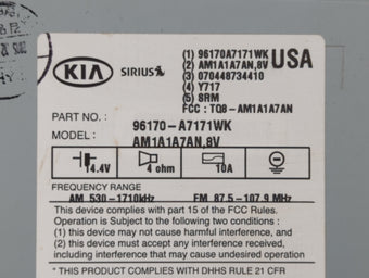compare product 2014-2016 Kia Forte Am Fm Cd Player Radio Receiver 554564